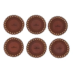 Campomaggi CASA Set Of 6 Round Coasters> Casa