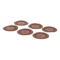 Campomaggi CASA Set Of 6 Round Coasters><noscript><img width=