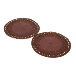 Campomaggi CASA Set Of 2 Round Placemats><noscript><img width=