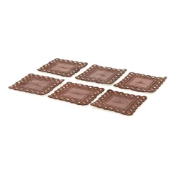 Campomaggi CASA Set Of 6 Square Coasters><noscript><img width=